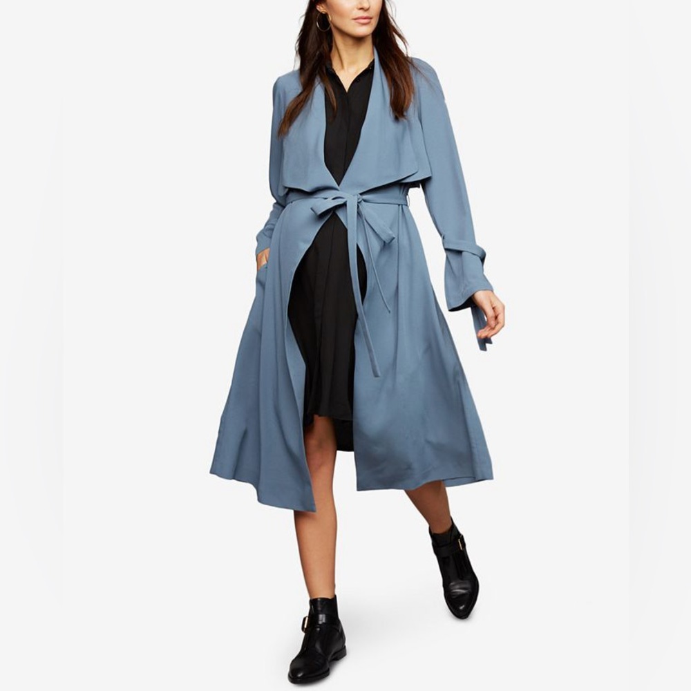 bcbgmaxazria • samara draped trench coat
